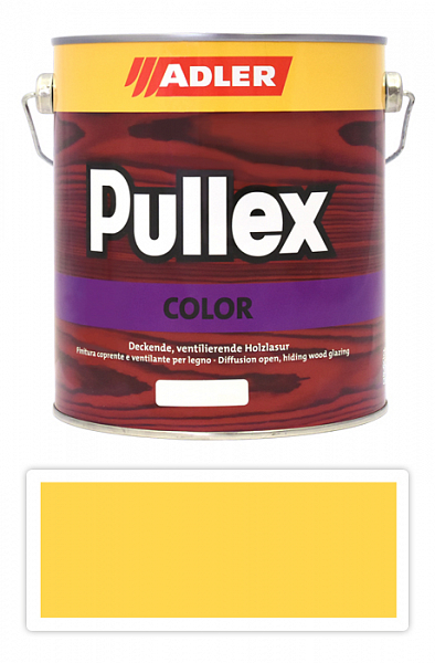 ADLER Pullex Color - krycia farba na drevo 2.5 l Zinkgelb / Zinkovo žltá RAL 1018