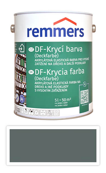 REMMERS DF - Krycia farba 5 l Dunkelgrau / Tmavo šedá