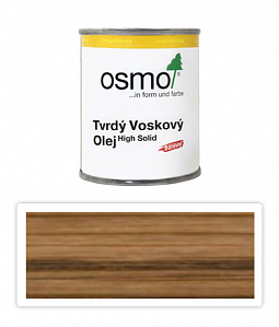 OSMO Tvrdý voskový olej farebný pre interiéry 0.125 l Hnedá zem 3073