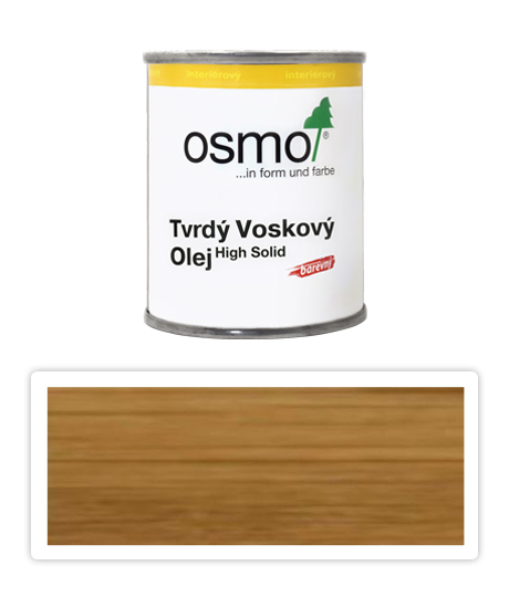 OSMO Tvrdý voskový olej farebný pre interiéry 0.125 l Med 3071