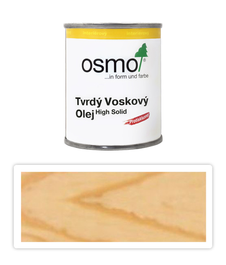OSMO Tvrdý voskový olej pre interiéry protišmykový R9 0.125 l Bezfarebný 3088
