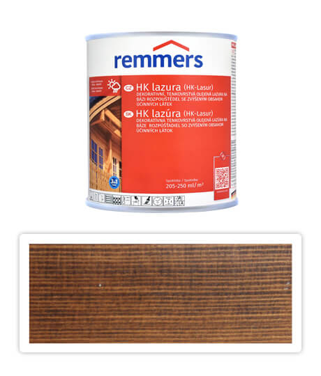 REMMERS HK lazúra - ochranná lazúra na drevo pre exteriér 0.1 l Palisander
