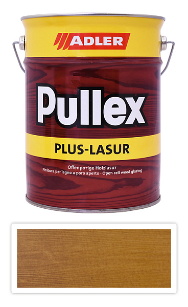ADLER Pullex Plus Lasur - lazúra na ochranu dreva v exteriéri 4.5 l Dub 50317