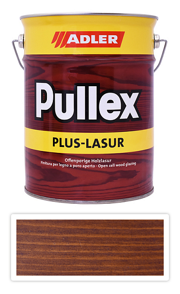 ADLER Pullex Plus Lasur - lazúra na ochranu dreva v exteriéri 4.5 l Gaštan 50420