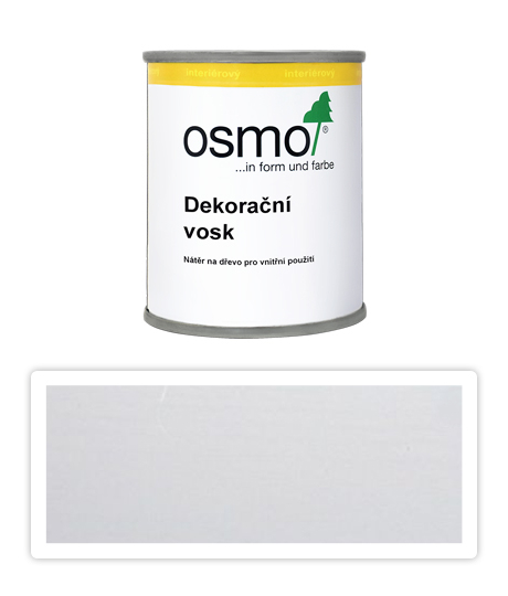 OSMO Dekoračný vosk intenzívne odtiene 0.125 l Biely mat 3186