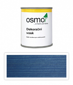 OSMO Dekoračný vosk intenzívne odtiene 0.125 l Modrý 3125