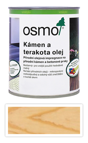 OSMO olej na kameň a terakotu 0,75 l Bezfarebný 620