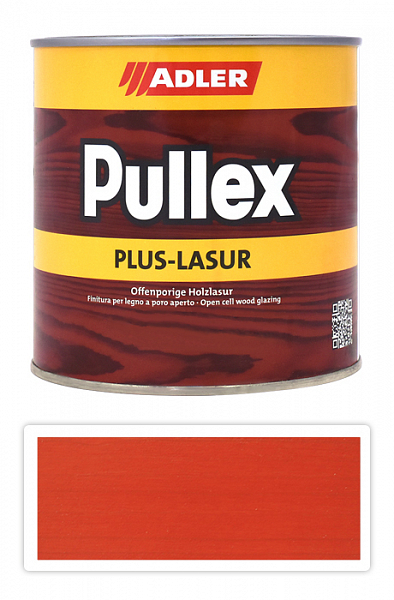 ADLER Pullex Plus Lasur - lazúra na ochranu dreva v exteriéri 0.75 l Chilli LW 07/1