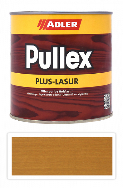 ADLER Pullex Plus Lasur - lazúra na ochranu dreva v exteriéri 0.75 l Lockenkopf ST 01/4
