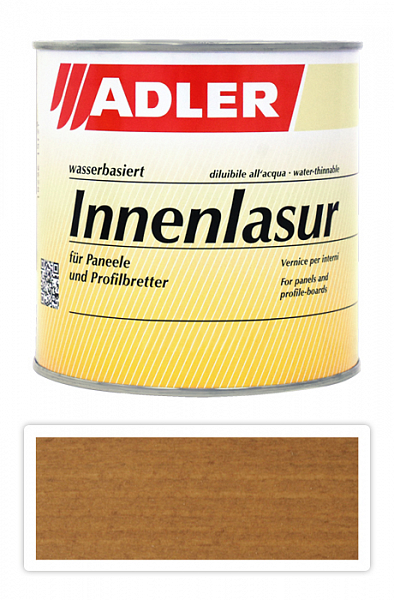 ADLER Innenlasur UV 100 - prírodná lazúra na drevo pre interiéry 0.75 l Dingo ST 06/3