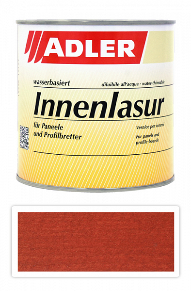 ADLER Innenlasur UV 100 - prírodná lazúra na drevo pre interiéry 0.75 l Rote Grutze ST 03/2
