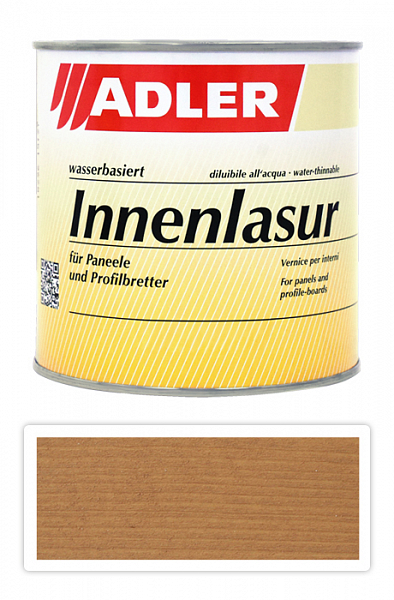 ADLER Innenlasur UV 100 - prírodná lazúra na drevo pre interiéry 0.75 l Wustenfuchs ST 06/4