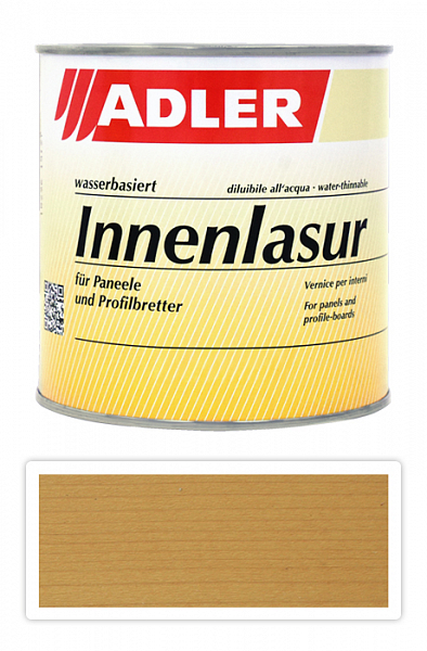 ADLER Innenlasur - vodou riediteľná lazúra na drevo pre interiéry 0.75 l Dune ST 06/2