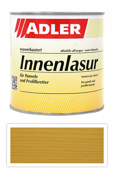 ADLER Innenlasur - vodou riediteľná lazúra na drevo pre interiéry 0.75 l Gruezi LW 16/1