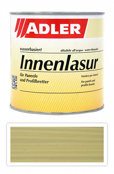 ADLER Innenlasur - vodou riediteľná lazúra na drevo pre interiéry 0.75 l Limone LW 15/1