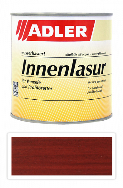 ADLER Innenlasur - vodou riediteľná lazúra na drevo pre interiéry 0.75 l Rubin LW 15/5