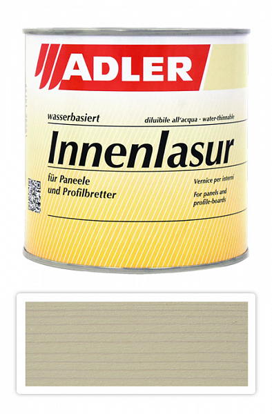 ADLER Innenlasur - vodou riediteľná lazúra na drevo pre interiéry 0.75 l Weisse Tiger ST 06/1