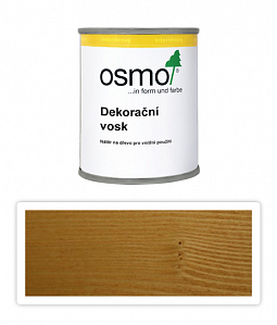 OSMO Dekoračný vosk transparentný 0.125 l Dub svetlý 3103
