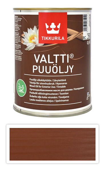 TIKKURILA Valtti wood oil - olej na terasy a nábytok 0.9 l Mänty 5055