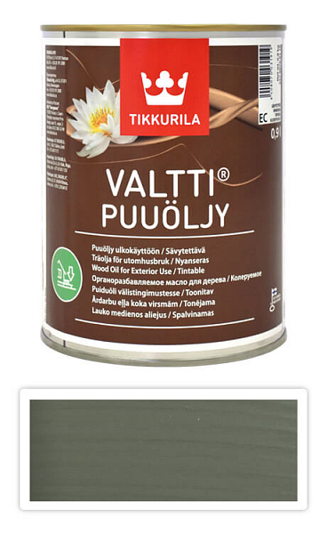 TIKKURILA Valtti wood oil - olej na terasy a nábytok 0.9 l Näre 5068
