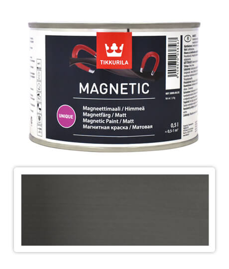 TIKKURILA Magnetic - magnetická farba 0.5 l Sivá