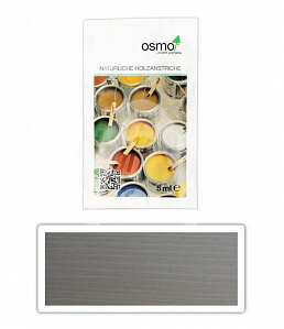 OSMO Dekoračný vosk transparentný 0.005 l Hodvábno sivý 3119 vzorka
