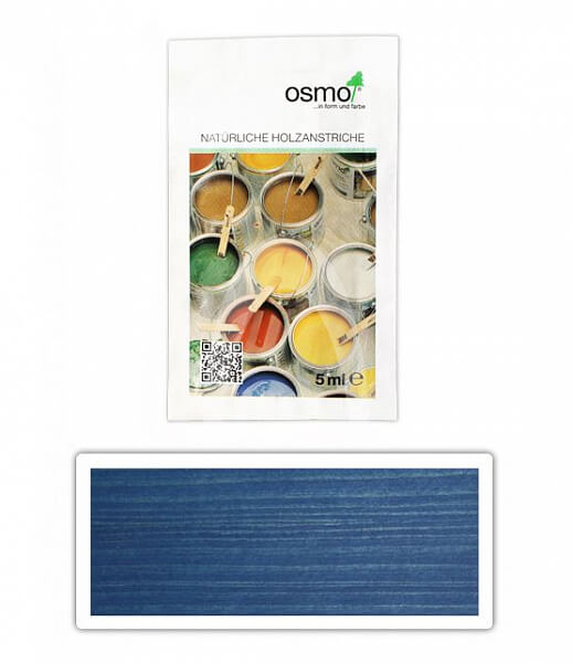 OSMO Dekoračný vosk intenzívne odtiene 0.005 l Modrý 3125 vzorka