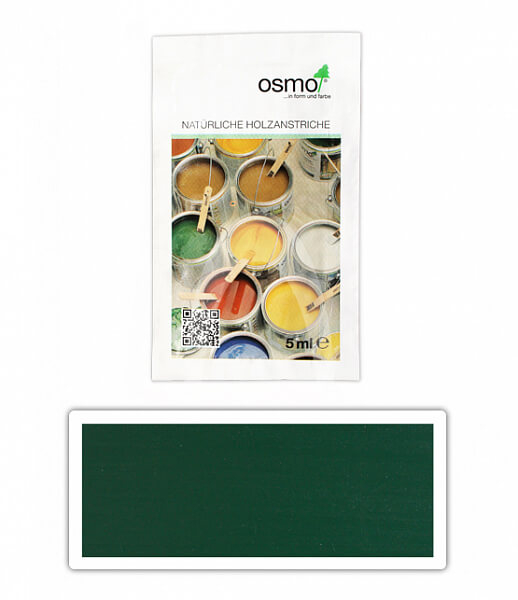 OSMO Sedliacka farba 0.005 l Jedľovo zelená 2404 vzorka