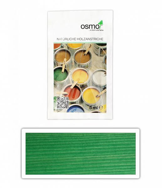 OSMO Dekoračný vosk intenzívne odtiene 0.005 l Zelený 3131 vzorka