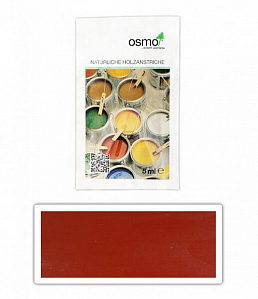 OSMO Sedliacka farba 0.005 l Nordicky červená 2308 vzorka