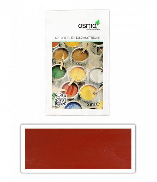 OSMO Sedliacka farba 0.005 l Nordicky červená 2308 vzorka