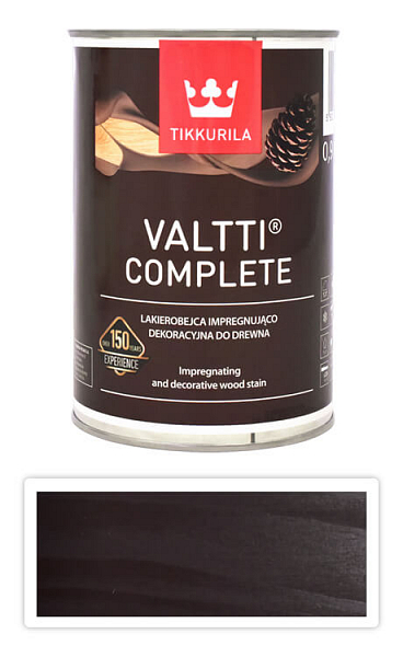 TIKKURILA Valtti Complete - matná tenkovrstvová lazúra s ochranou proti UV žiareniu 0.9 l Varpu 5076