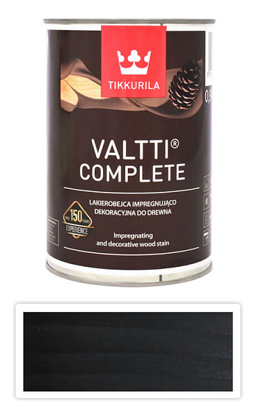 TIKKURILA Valtti Complete - matná tenkovrstvová lazúra s ochranou proti UV žiareniu 0.9 l Kuusi 5079