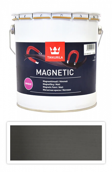 TIKKURILA Magnetic - magnetická farba 3 l Sivá