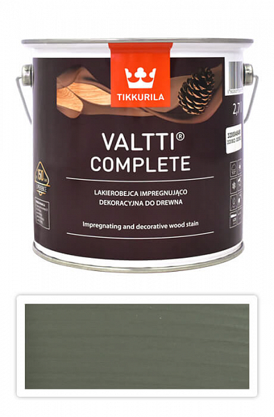 TIKKURILA Valtti Complete - matná tenkovrstvová lazúra s ochranou proti UV žiareniu 2.7 l Näre 5068