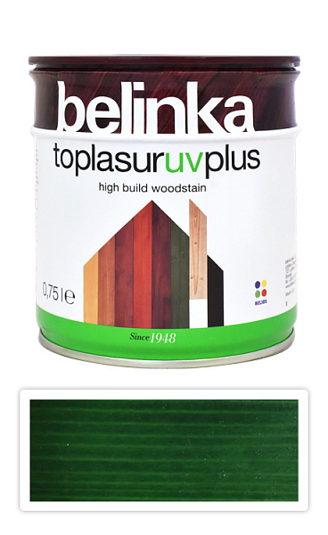 BELINKA Toplasur UV Plus - silnovrstvová lazúra 0.75 l Zelená 19