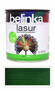BELINKA Lasur - tenkovrstvová lazúra 0.75 l Zelená 19
