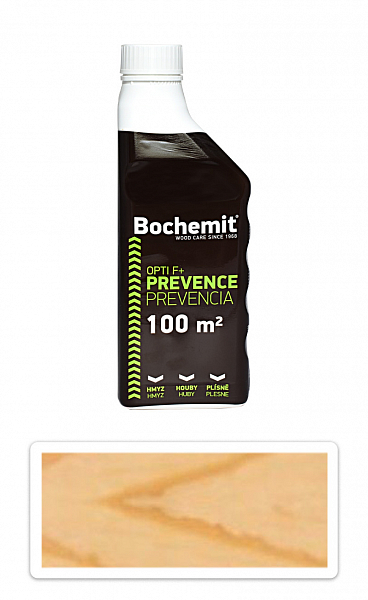 BOCHEMIT Opti F+ - preventívna dlhodobá ochrana dreva 1 l Bezfarebná