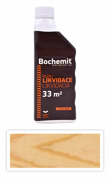 BOCHEMIT Plus I - likvidácia drevokazného hmyzu 1 l Bezfarebná