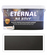 ETERNAL Na kovy - antikorózna farba na kov 5 l Čierna COOL