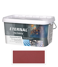 ETERNAL Na kovy - antikorózna farba na kov 5 l Červenohnedá 407