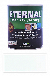 ETERNAL Mat akrylátový - vodouriediteľná farba 0.7 l Biela 01