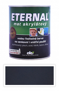 ETERNAL Mat akrylátový - vodouriediteľná farba 0.7 l Čierna 013