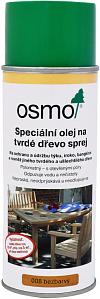 OSMO Špeciálny olej na tvrdé drevo - sprej 0.4 l Bezfarebný 008