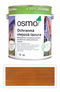 OSMO Ochranná olejová lazúra 3 l Dub 706 (20 % zdarma)