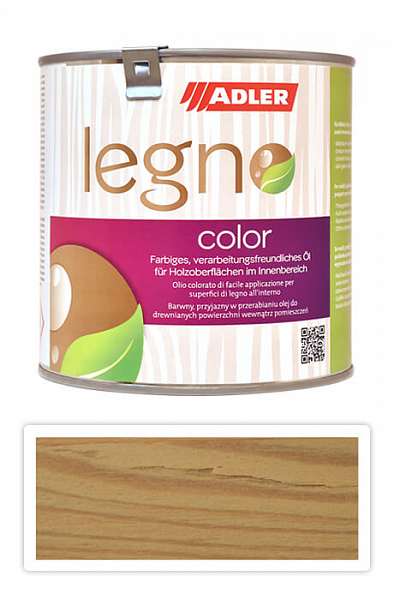 ADLER Legno Color - sfarbujúci olej na ošetrenie drevín 0.75 l Couscous ST 09/1