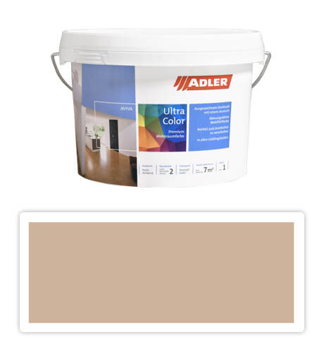 Adler Aviva Ultra Color - maliarska farba na steny v interiéri 1 l Gams AS 05/1