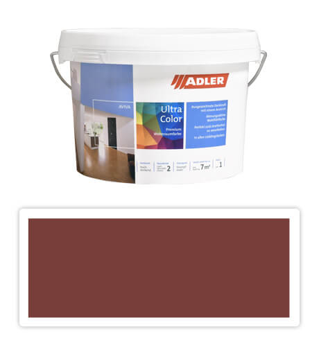 Adler Aviva Ultra Color - maliarska farba na steny v interiéri 1 l Kohlröschen AS 14/5
