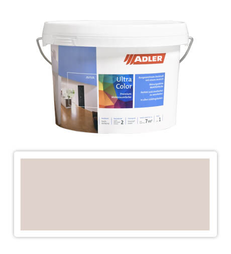 Adler Aviva Ultra Color - maliarska farba na steny v interiéri 1 l Nachtigall AS 03/3