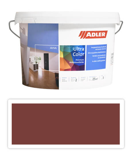Adler Aviva Ultra Color - maliarska farba na steny v interiéri 3 l Kohlröschen AS 14/5